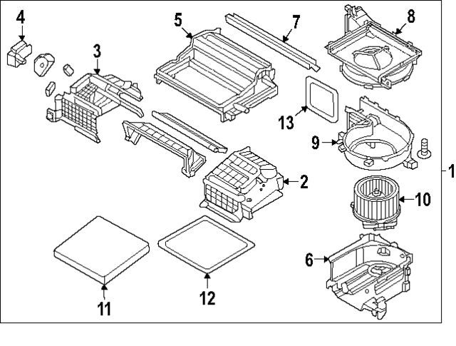 97113CU000 - : Blower Motor for Hyundai Image