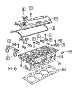 R8249421AA - Engine 2.4L Four Cylinder (Turbo): Cylinder Head for Mopar Image