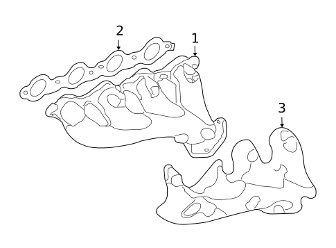 Exhaust Manifolds for 2010 Hummer H3T #0