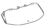 681050E070 - Body: Lift Gate Glass for Toyota Image