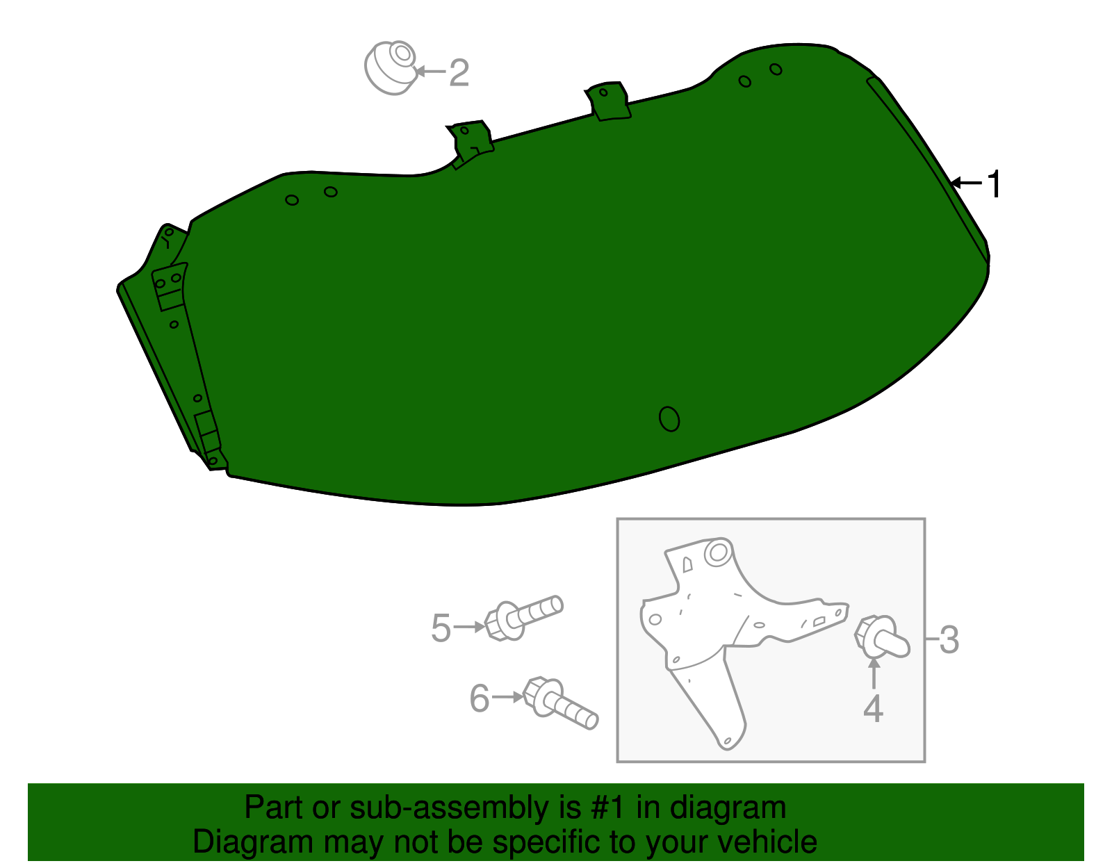 68105-0E070 - Lift Gate Glass | Nucar Toyota Parts