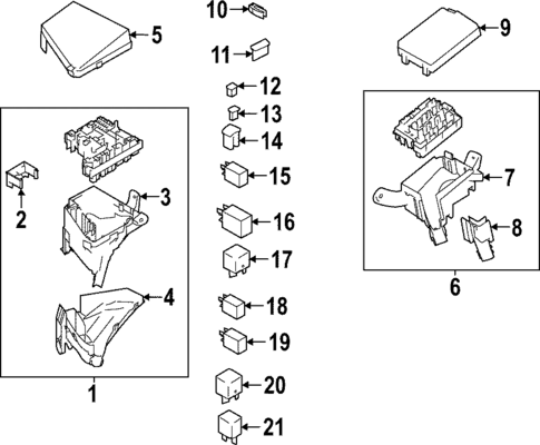 Fuse & Relay for 2025 Subaru WRX #0