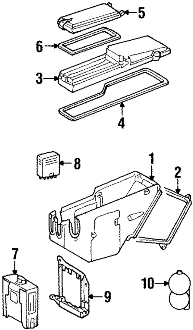 1245401750 - Electrical: Fuse Box for Mercedes-Benz Image