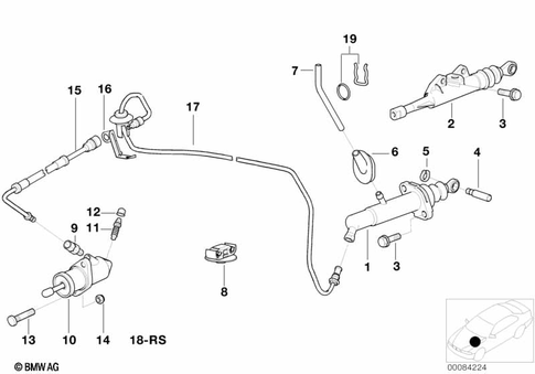 Clutch Control for 1995 BMW 528i #0
