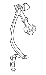 898103D500LK - Electrical: Belt &amp; Retractor for Hyundai: Sonata Image image