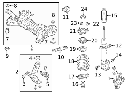 Suspension Components for 2014 Kia Sorento #0