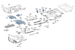 1676805110 - Panelling: Lining, Front Floor for Mercedes-Benz Image