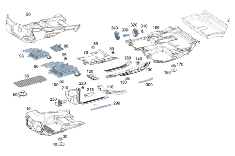Front Panel Pillar Panelling, Lining on Floor and Footrest for 2024 Mercedes-Benz GLE63 AMG S #0