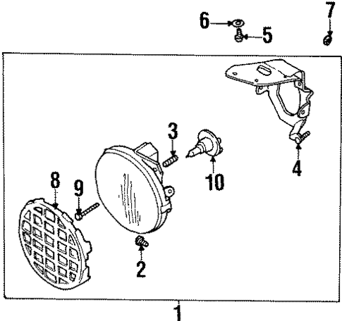 Bulbs - Chassis for 1999 Subaru Legacy #1