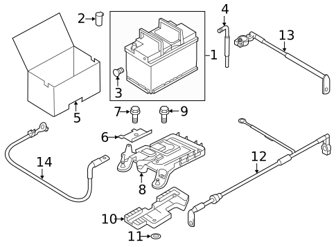 Battery for 2021 Volkswagen Passat #0