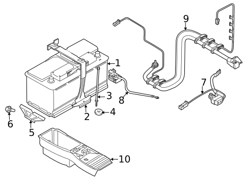Battery for 2013 BMW X5 #0