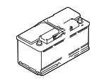 61217594976 - Electrical: Battery for BMW: 528i, 535i, 535i GT, 535i GT xDrive, 535i xDrive, 550i, 550i GT, 550i GT xDrive, 550i xDrive, 650i, 750i, 750i xDrive, 750Li, 750Li xDrive, 760Li, Alpina B7, M3, M6, X3, X4, X5, X6, Z4 Image