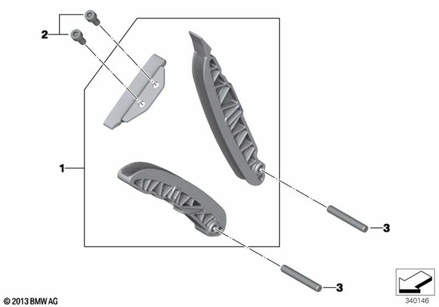 11317726965 - : Set Of Timing Chain Rails for BMW-Motorrad Image