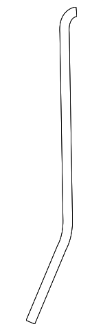 22703194 - Body: Handle, Outside Rod for Saturn: Vue Image