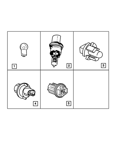 Lamps - Front, Rear and Courtesy for 2002 Dodge Neon #2