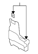 3C1863143A - Body: Retaining Bracket for Volkswagen Image