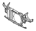 51717147912 - Body: Radiator Support for Mini Image