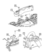 6101968 - Interior Trim: Nut for Mopar Image
