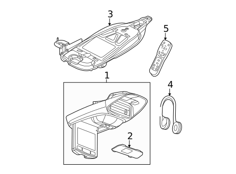 Entertainment System Components for 2006 GMC Envoy #0