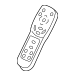 1999355 - Electrical: Remote Control for Cadillac: Escalade ESV, SRX | Chevrolet: Suburban 1500, Suburban 2500, Trailblazer, Trailblazer EXT | GMC: Envoy, Envoy XL, Yukon XL 1500, Yukon XL 2500 Image