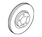 LR027107 - : 2008-2015 Land Rover LR2 - Rotor for Land Rover: LR2 Image