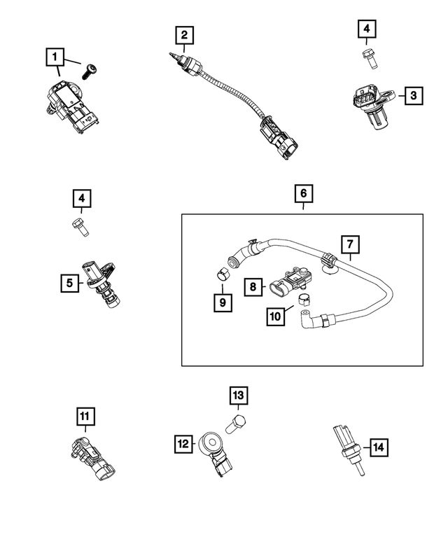 68268908AA - : Hose Clamp for Mopar Image