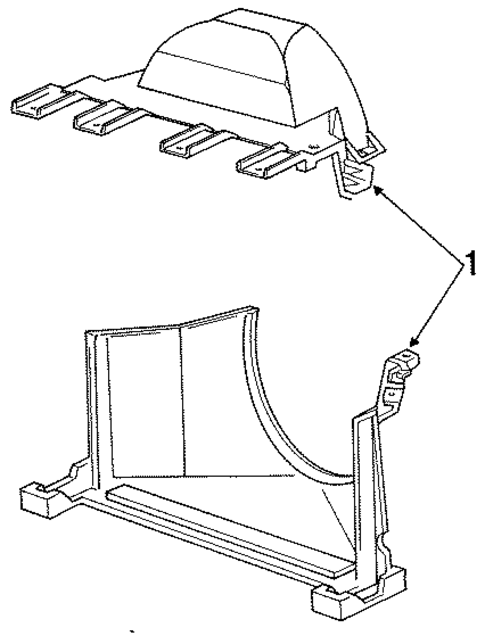 Cooling Fan for 1993 Chevrolet Caprice #1