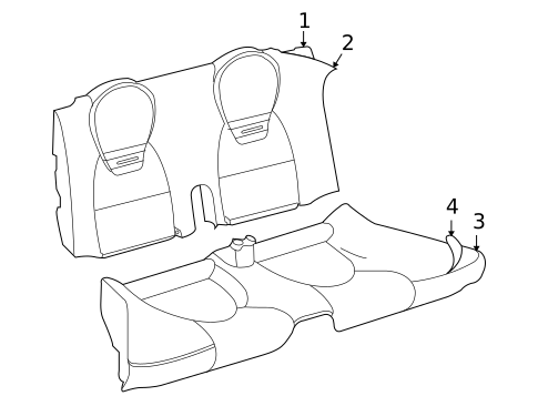 Rear Seat for 2005 Jaguar XK8 #0
