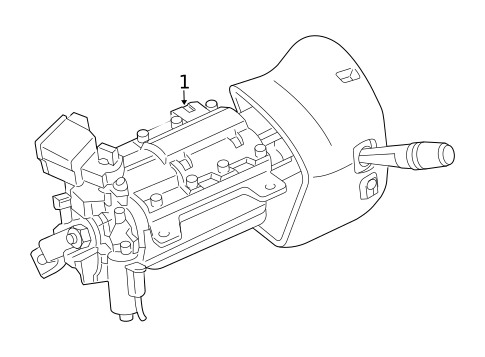 Steering Column Assembly for 2011 Ford Crown Victoria #0