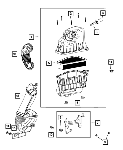 Air Cleaner for 2020 Jeep Cherokee #3