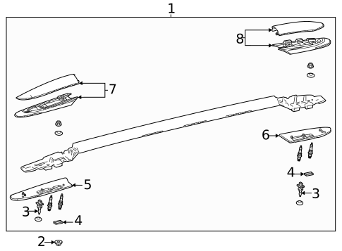 Luggage Carrier for 2024 Toyota Sienna #1