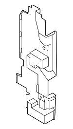 L1MZ8348E - : 2020-2021 Ford - Radiator Air Seal for Ford: Explorer, Police Interceptor Utility Image
