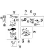 68301836AA - Fuel: Air Cleaner for Jeep: Cherokee Image