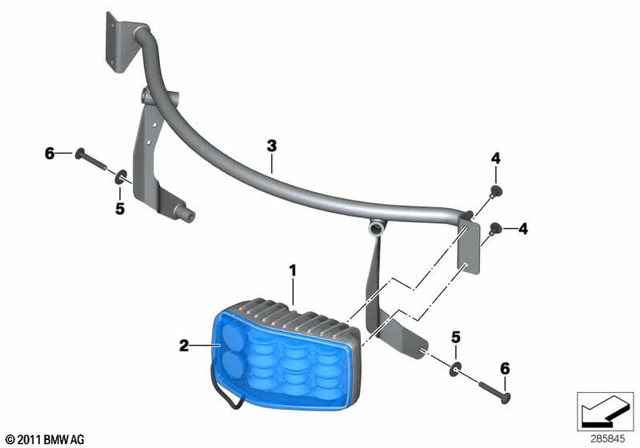 6327651211 - Lights: Fillister Head Screw - M5X12-A2-80 for BMW-Motorrad Image image