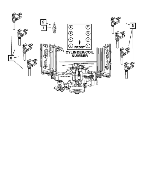 Spark Plugs-Cables-Coils for 2006 Jeep Grand Cherokee #0