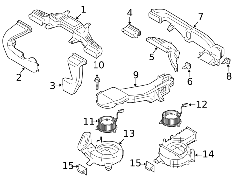 Electric Cooling Fan for 2016 Ford Fusion #0