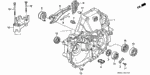21120PG2003 - Transmission - Manual: MAGNET, TRANSMISSION for Honda Image