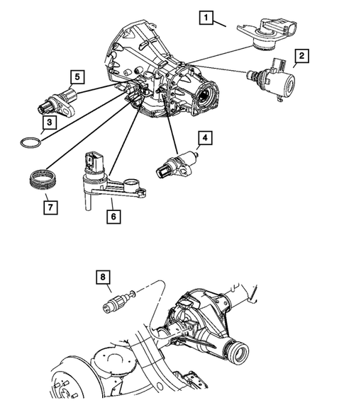 Sensors for 2007 Jeep Wrangler #2