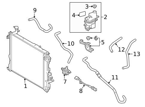 Inverter Cooling Components for 2020 Toyota Camry #0