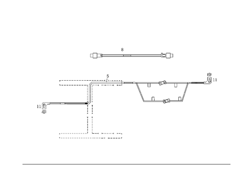 Wiring Harness Beam Waveguide (D2B) for 1994 Mercedes-Benz C280 #0