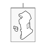 FBF500470NUG - : 2006-2009 Land Rover Range Rover Sport - Column Filler for Land Rover: Range Rover Sport Image