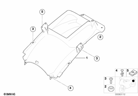 Rear Wheel Cover, License Plate Bracket for 2004 BMW-Motorrad R 1150 R #2
