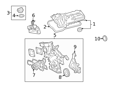 Valve & Timing Covers for 2007 Toyota RAV4 #0
