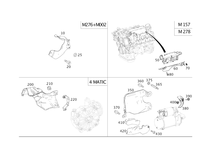 279150007564 - Attachment Parts for Units: Screening Plate for Mercedes-Benz: G65 AMG, Maybach S600, Maybach S650, S600, S65 AMG, SL65 AMG Image image