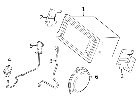 Sound System for 2019 Nissan NV200 #0