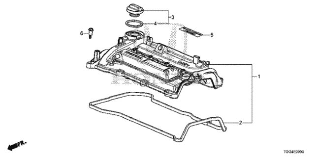 Cylinder Head Cover for 2019 Honda Civic #0