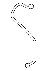 8K0201183A - Emission System: Canister Hose for Audi: A4, A4 Quattro, A5, A5 Quattro, allroad, RS5, S4, S5 Image