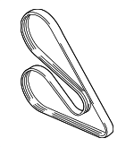 11287837898 - Cooling System: Serpentine Belt for BMW: M3, Z3, Z4 Image