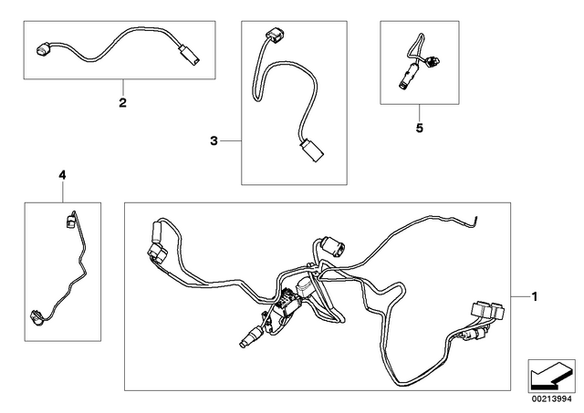 61128526863 - : Wiring Harness For Audio System for BMW-Motorrad Image
