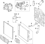 999099004 - Cooling System: Fan Module for Mercedes-Benz Image